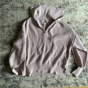Aerie Pink Ribbed Sweater